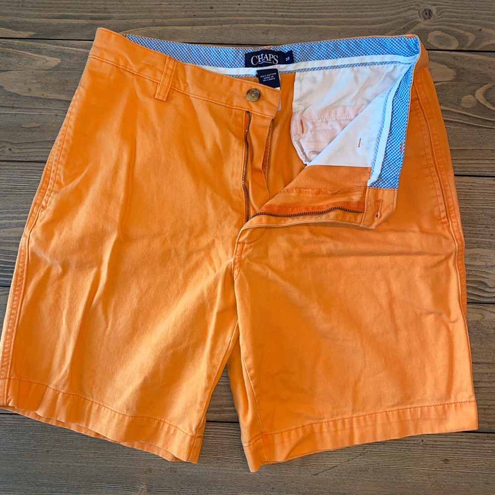 Orange Men’s 32  7” chino shorts